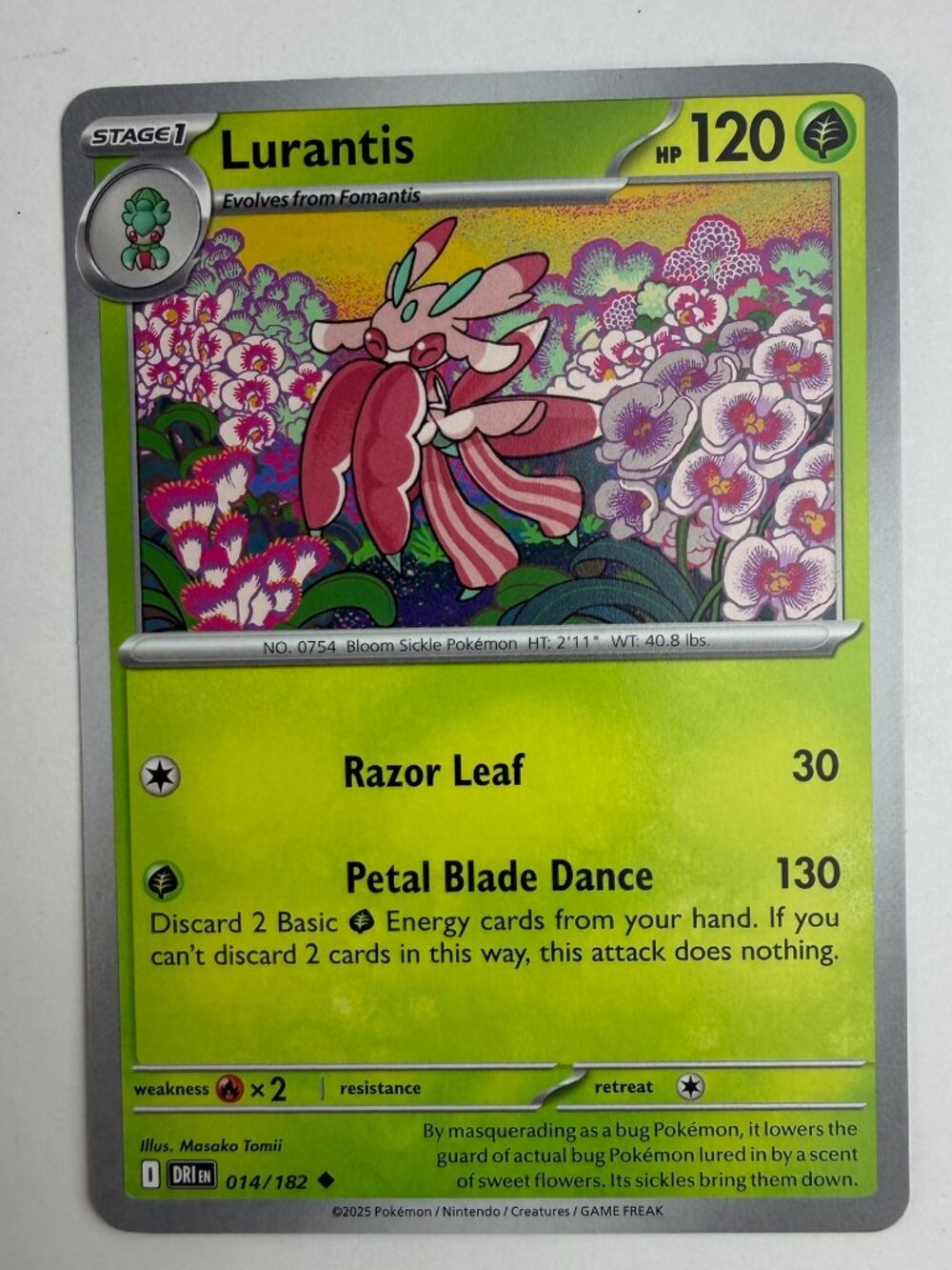 Lurantis 014/182 Uncommon Destined Rivals Pokemon Near Mint